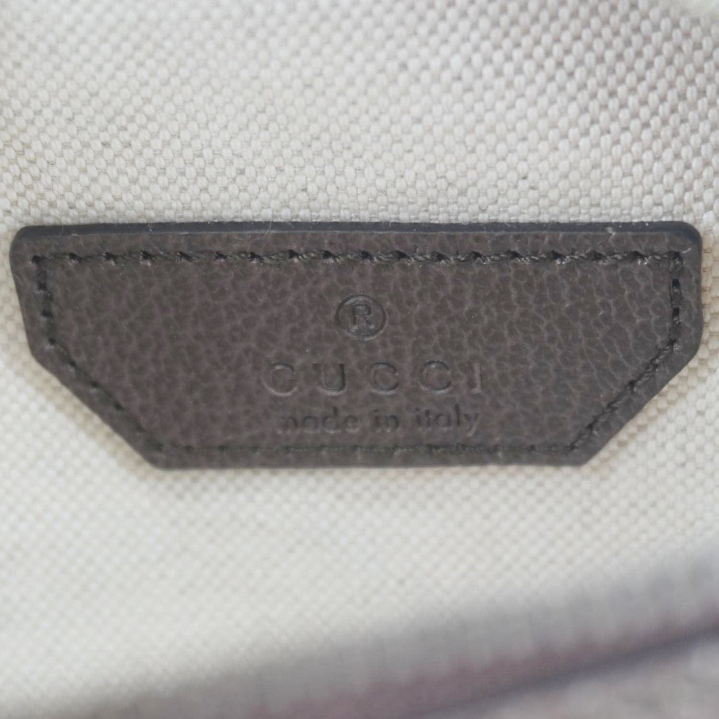 GUCCI Tiger Print GG Supreme Canvas Belt Bag Beige 675181