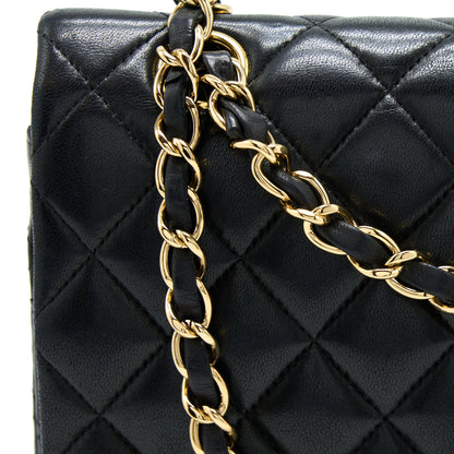 Chanel Medium Classic Double Flap Bag Lambskin Black
