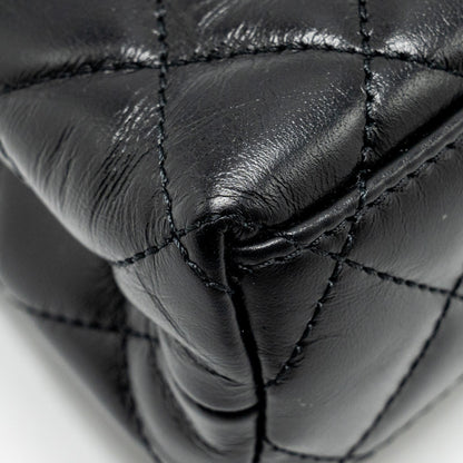 CHANEL Mini Kelly Shopping tote bag Calfskin Black  (Microchip)