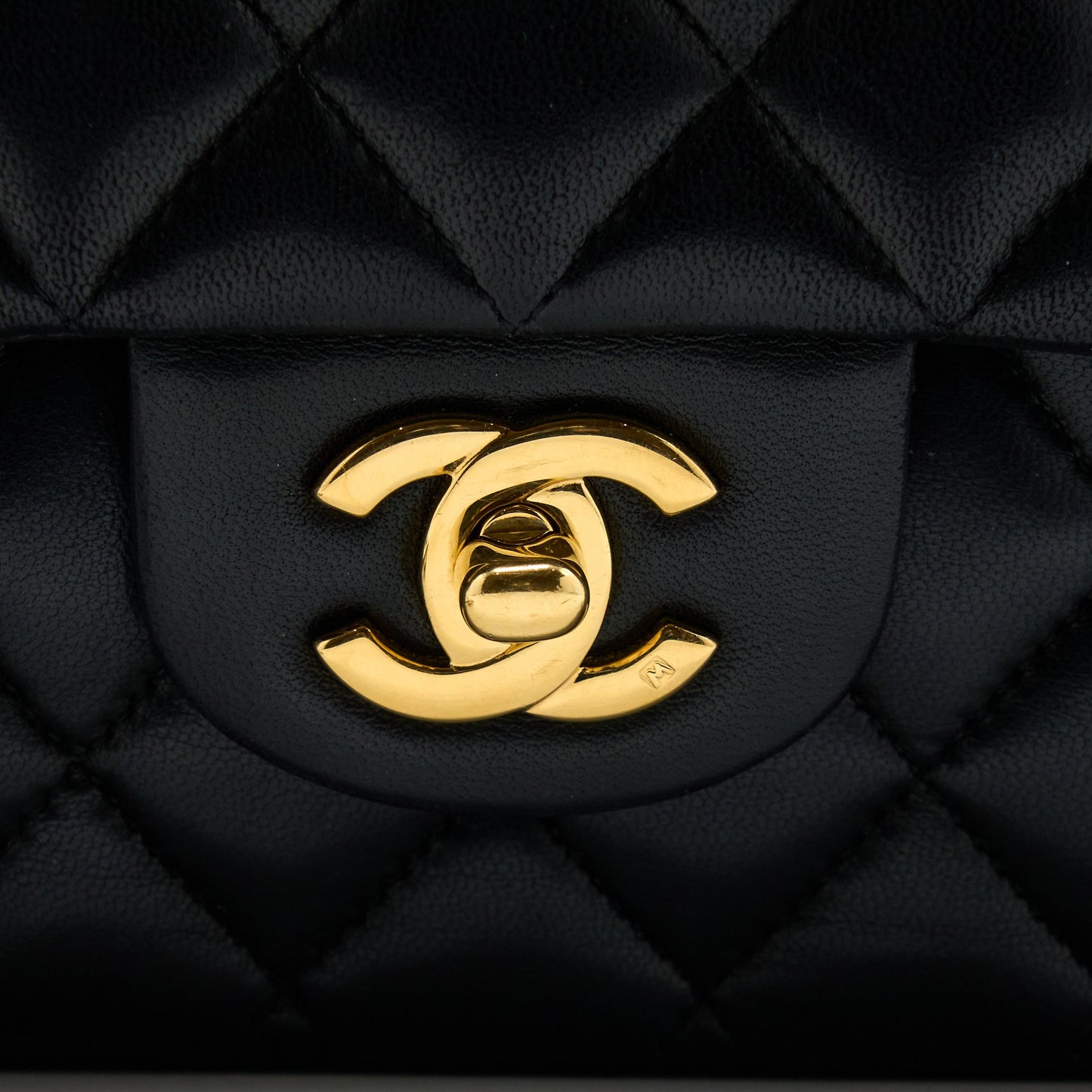 Chanel Medium Classic Double Flap Bag Lambskin Black