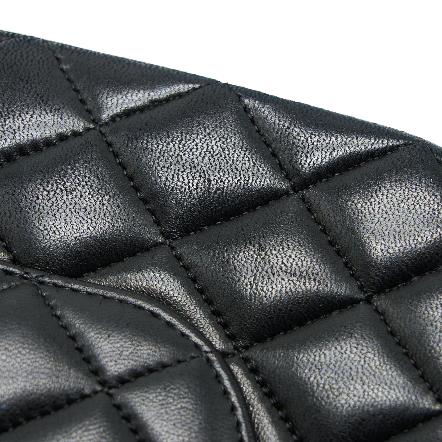 Chanel Medium Classic Double Flap Bag Lambskin Black