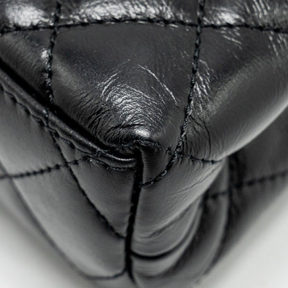 CHANEL Mini Kelly Shopping tote bag Calfskin Black  (Microchip)
