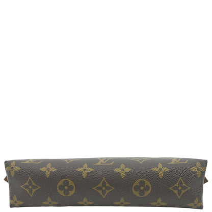 LOUIS VUITTON Monogram Canvas Cosmetic Pouch Brown