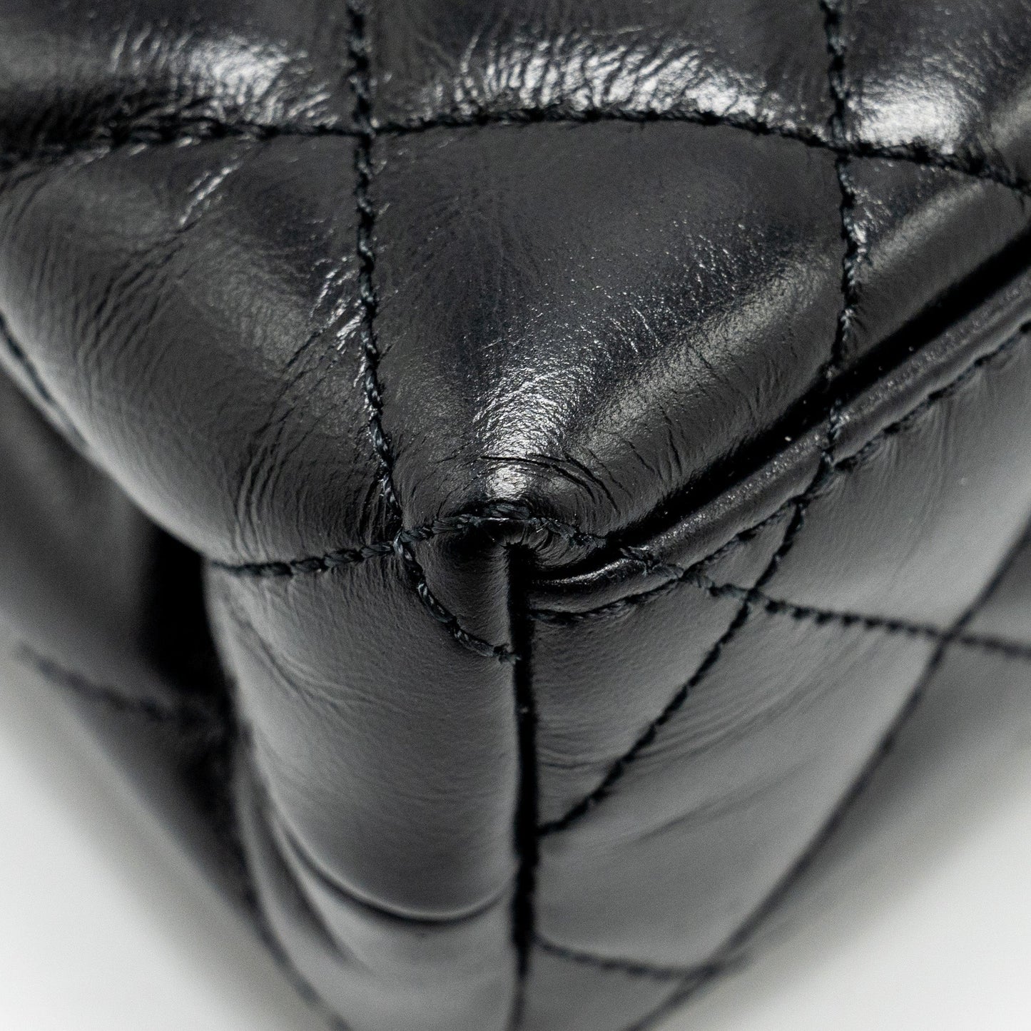 CHANEL Mini Kelly Shopping tote bag Calfskin Black  (Microchip)