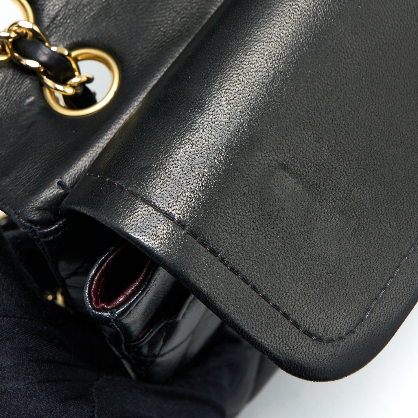 Chanel Medium Classic Double Flap Bag Lambskin Black