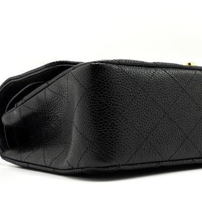 Chanel Medium Classic Double Flap Bag Caviar Black