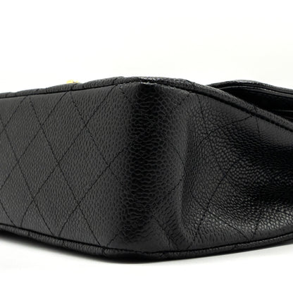 Chanel Medium Classic Double Flap Bag Caviar Black