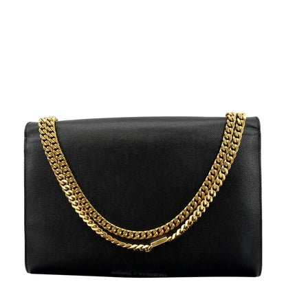 YVES SAINT LAURENT Kate Leather Shoulder Bag Black