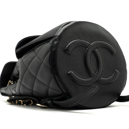 Chanel 22s mini backpack caviar black L(Microchip)