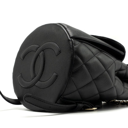Chanel 22s mini backpack caviar black L(Microchip)