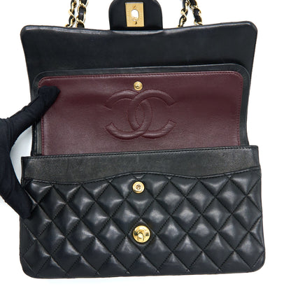 Chanel Medium Classic Double Flap Bag Lambskin Black