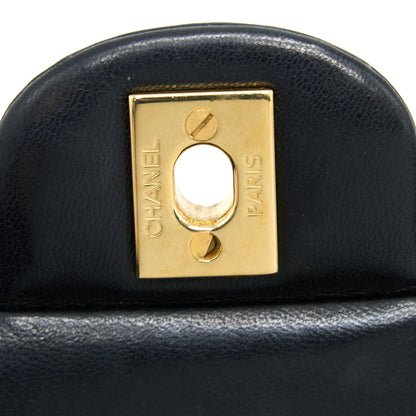 Chanel Medium Classic Double Flap Bag Lambskin Black