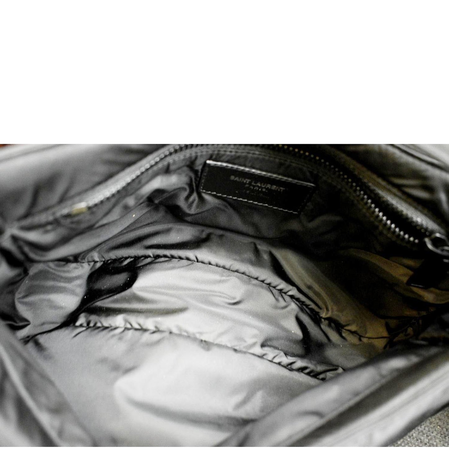 YVES SAINT LAURENT Le 5 A 7 Re-Nylon Crossbody Bag Black