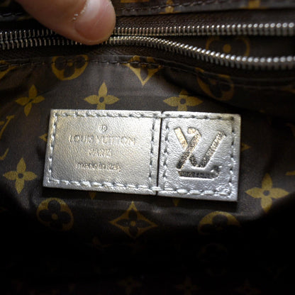 LOUIS VUITTON Speedy Bandouliere 25 Econyl Nylon Pillow Shoulder Bag Silver