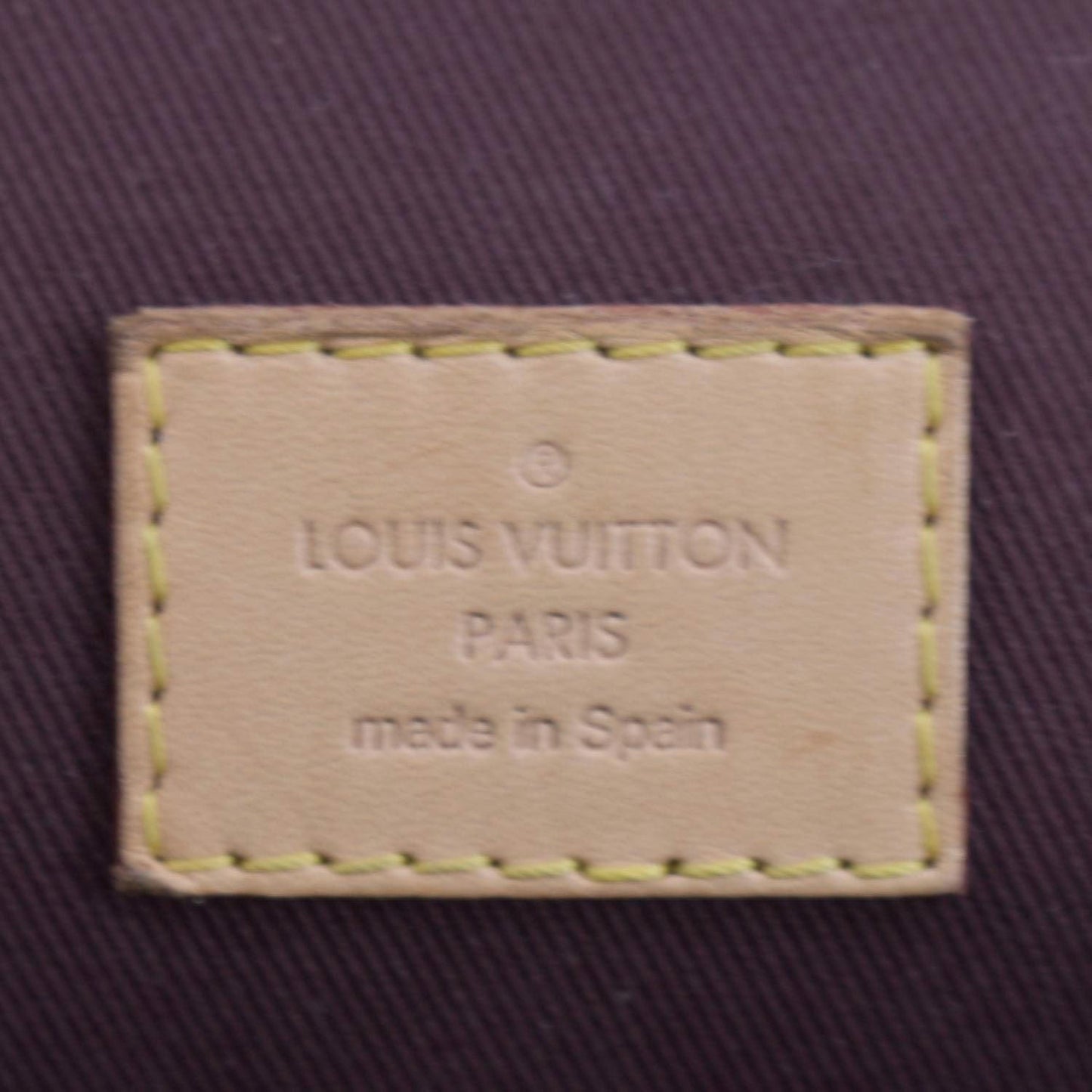 LOUIS VUITTON Cluny MM Monogram Canvas Shoulder Bag Brown