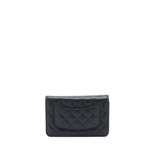 Chanel Classic Wallet On Chain Caviar Black (Microchip)