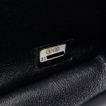 Chanel mini rectangular Flap Bag Lambskin Black L