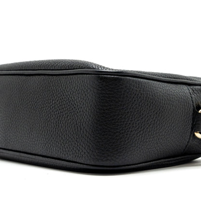 Gucci soho disco camera bag grained calfskin black