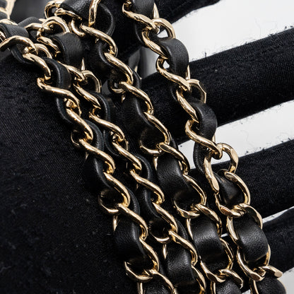 Chanel mini rectangular Flap Bag Lambskin Black L