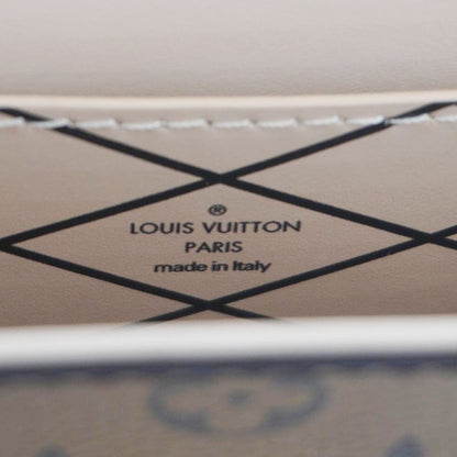 LOUIS VUITTON Pochette Trunk Monogram Canvas Verticale Crossbody Bag Brown