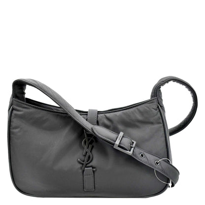 YVES SAINT LAURENT Le 5 A 7 Re-Nylon Crossbody Bag Black