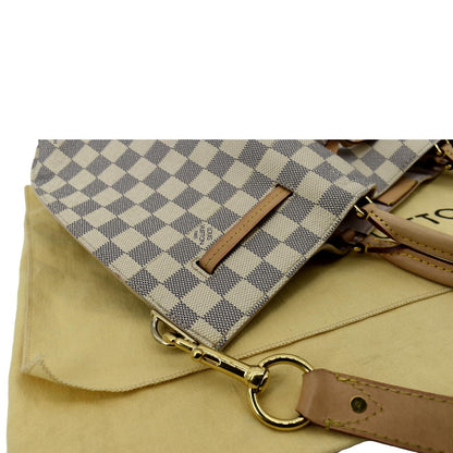 LOUIS VUITTON Girolata Damier Azur Shoulder Bag White