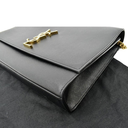 YVES SAINT LAURENT Kate Leather Shoulder Bag Black