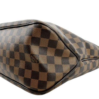 LOUIS VUITTON Delightful MM Damier Ebene Hobo Bag Brown