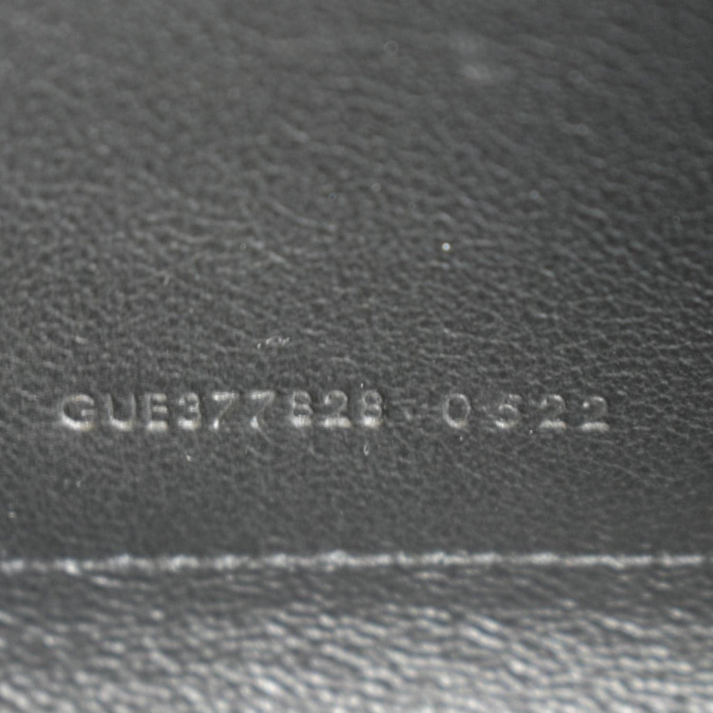 YVES SAINT LAURENT Cassandre Chain Wallet Leather Crossbody Bag Black