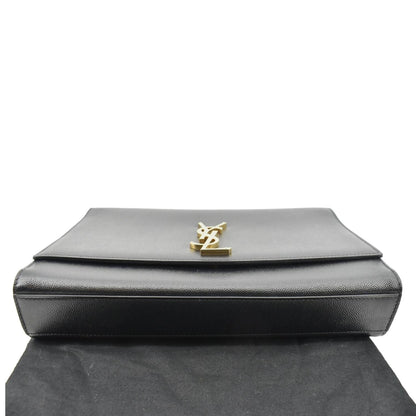 YVES SAINT LAURENT Kate Leather Shoulder Bag Black