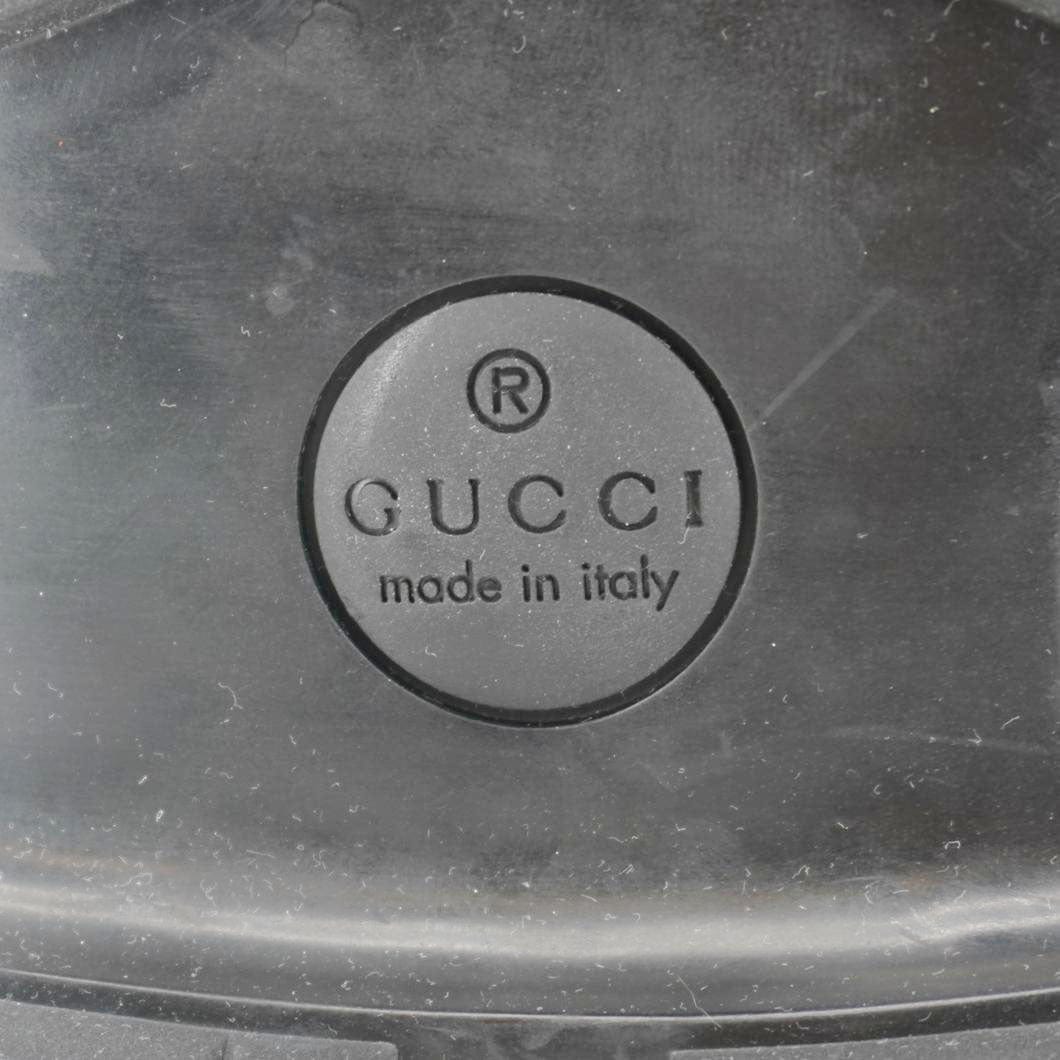 GUCCI X The North Face Calfskin Leather Ankle Boot Black 655401 Size 8 1/2