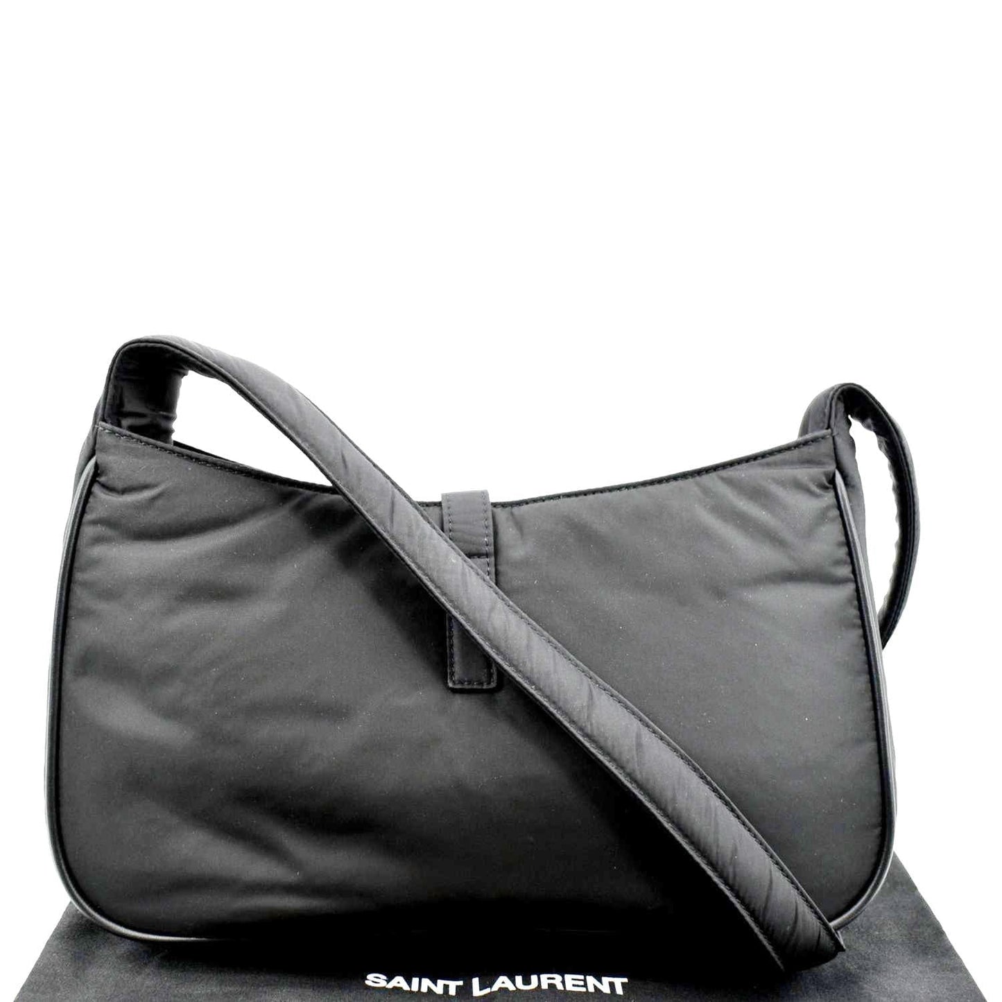 YVES SAINT LAURENT Le 5 A 7 Re-Nylon Crossbody Bag Black