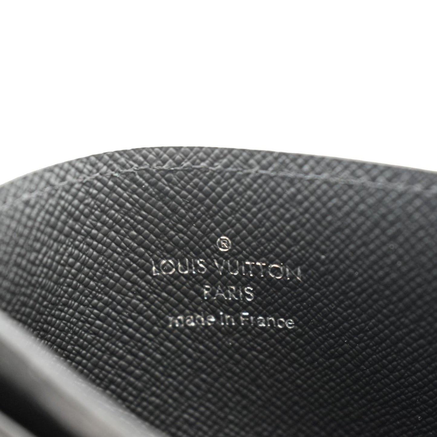 LOUIS VUITTON Monogram Eclipse Card Holder Black