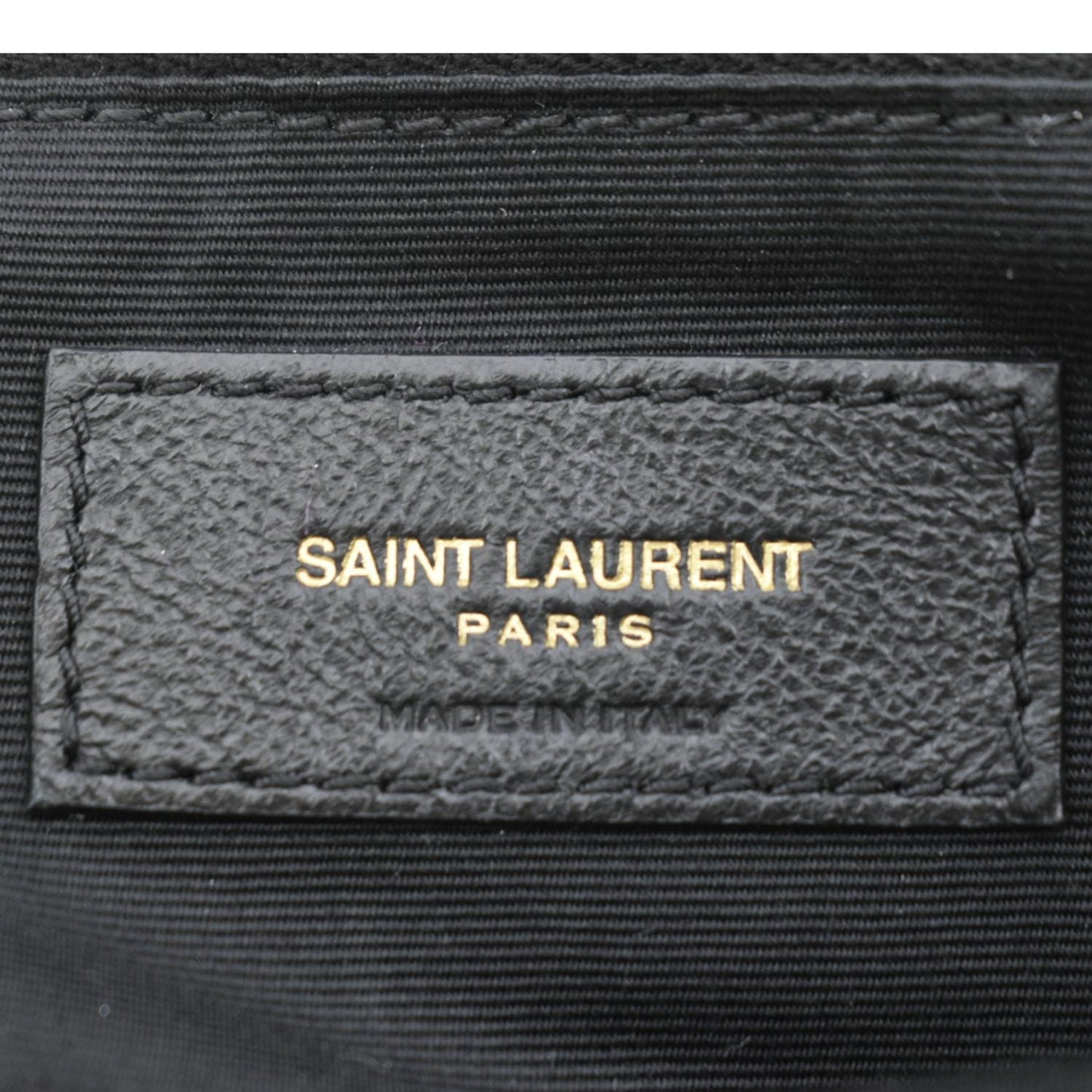 YVES SAINT LAURENT Calypso Organza Leather Crossbody Bag White