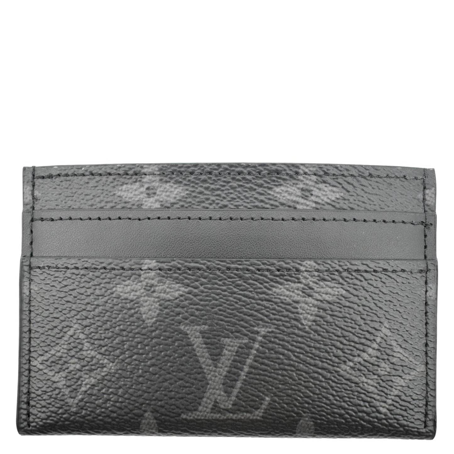 LOUIS VUITTON Monogram Eclipse Card Holder Black