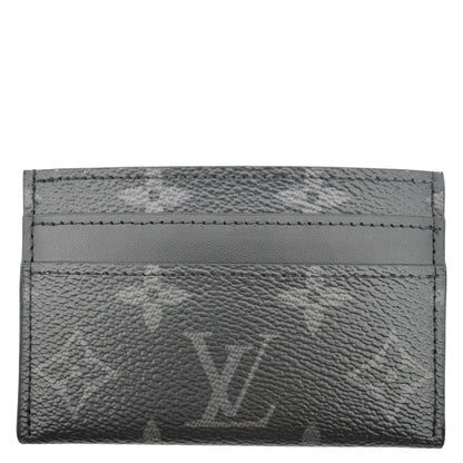 LOUIS VUITTON Monogram Eclipse Card Holder Black