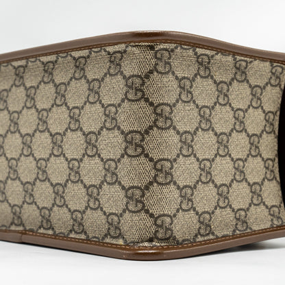 Gucci Top Handle Horsebit 1955 Bag GG Supreme Canvas
