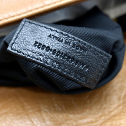 YVES SAINT LAURENT Niki Medium Leather Crossbody Bag Dark Brown