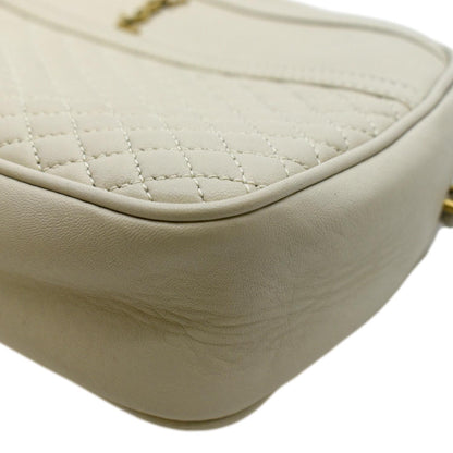 YVES SAINT LAURENT Victoire Camera Shoulder Bag Creme