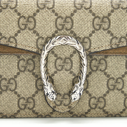 GUCCI DIONYSUS GG SUPREME SUPER MINI BAG BEIGE