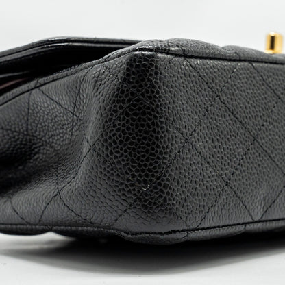 Chanel Medium Classic double flap bag caviar black