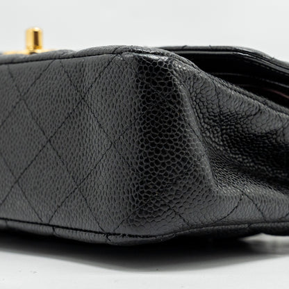 Chanel Medium Classic double flap bag caviar black