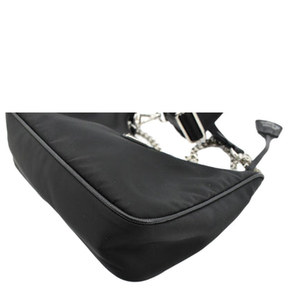 PRADA Re-Edition 2005 Re-Nylon Shoulder Bag Black