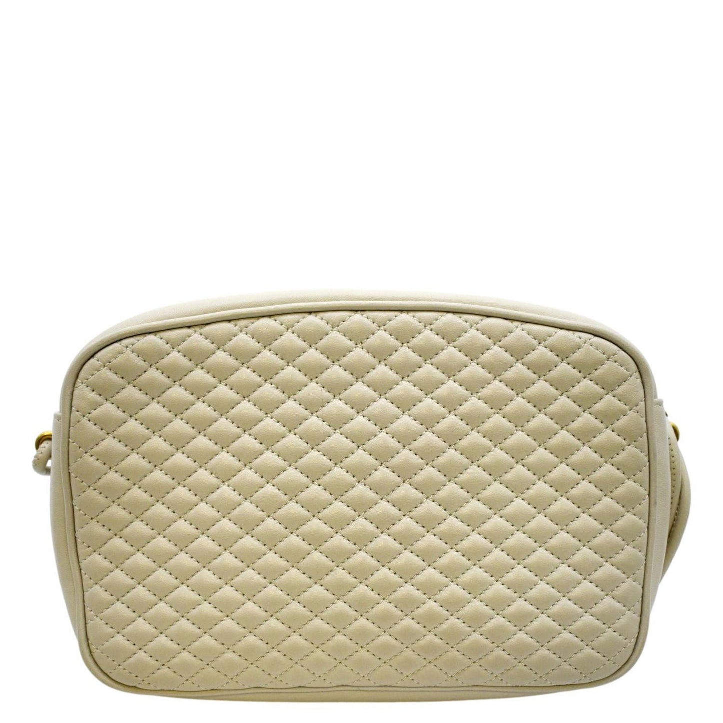 YVES SAINT LAURENT Victoire Camera Shoulder Bag Creme