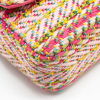 Chanel 21C Mini Rectangular Flap Bag Tweed Multicolour