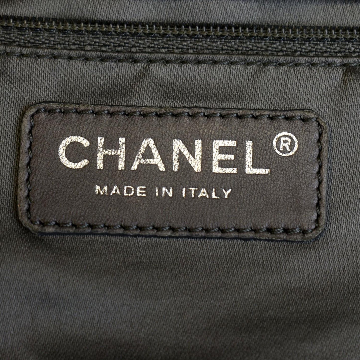 CHANEL Camellia Embossed Vinyl Leather Shoulder Bag Bag Black