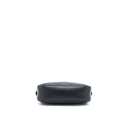 Gucci Small Marmont Matelasse Calfskin Black