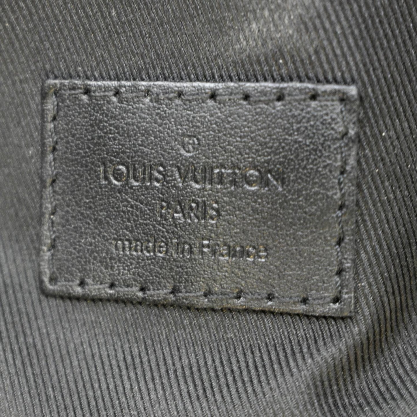 LOUIS VUITTON Christopher PM Reverse Monogram Eclipse Backpack Bag Black