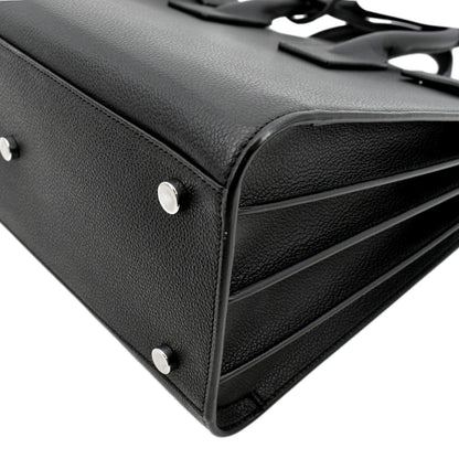 YVES SAINT LAURENT Sac de Jour Leather Satchel Shoulder Bag Black