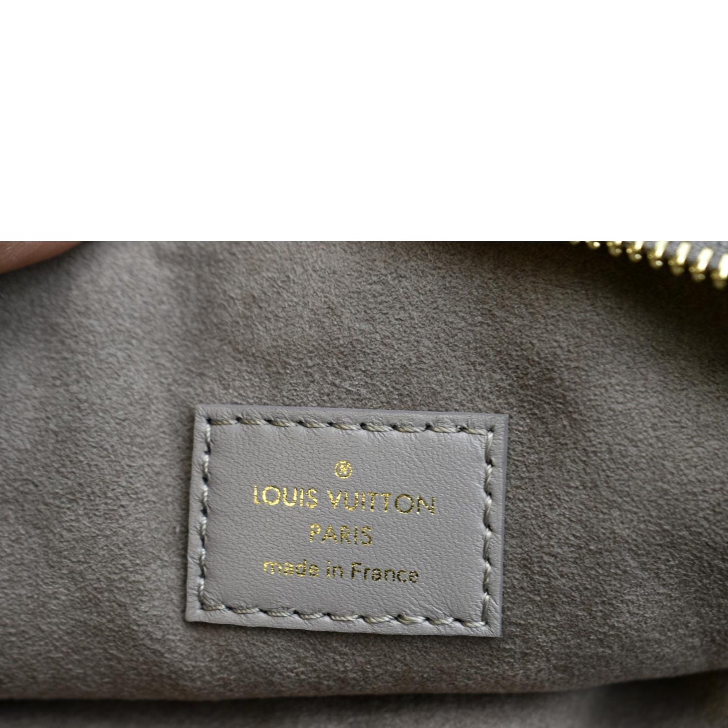 LOUIS VUITTON Coussin PM Monogram Embossed Shoulder Bag Grey